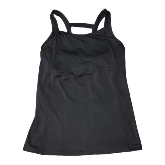 ATHLETA Womens Charcoal Gray Double Take Tank Top Sz S - Picture 1 of 11